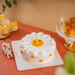 Bánh sinh nhật hoa cúc trắng